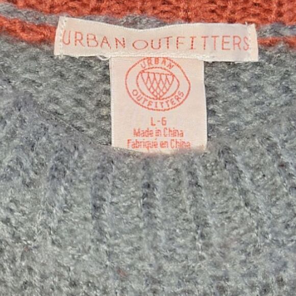 Nwot Urban Outfitters Bobby Striped Boyfriend Boxy Sweater L - Picture 5 of 10